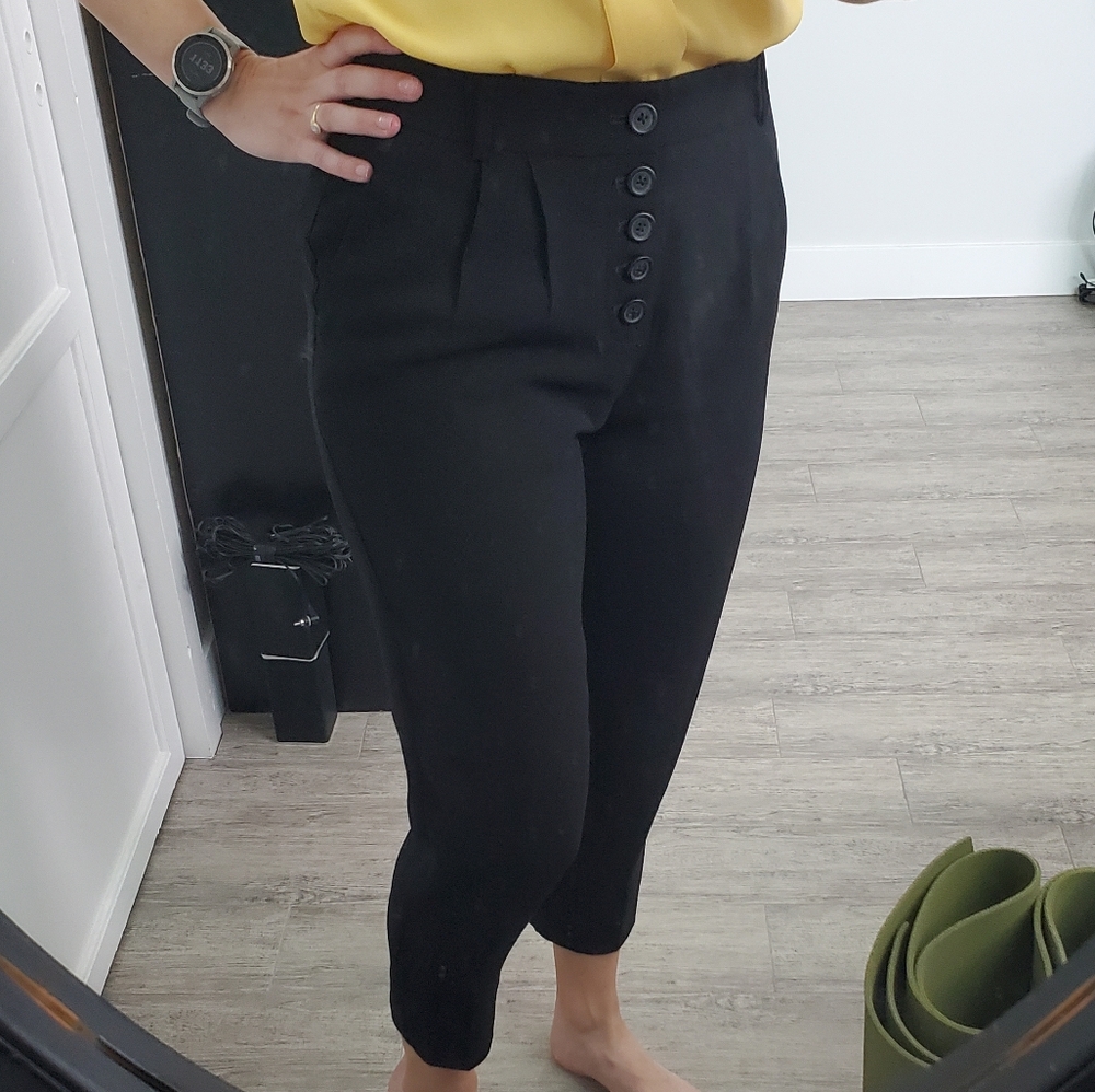 Anthropologie High-Waisted Ankle Trousers